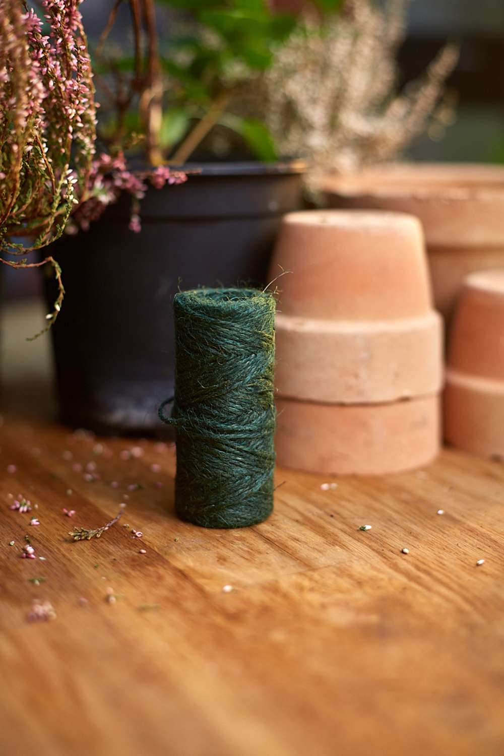 Jutegarn i grøn 50 gr.